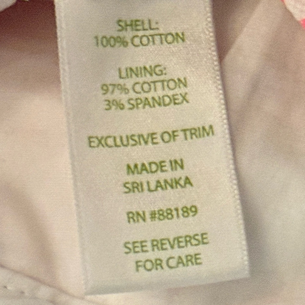 Lilly Pulitzer Lorelie Skort Serene Blue/Pink Size 0 - Picture 8 of 10